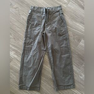 AGOLDE Daria Utility‎ Pants Womens Olive Green Cropped 97% Cotton Sz 26